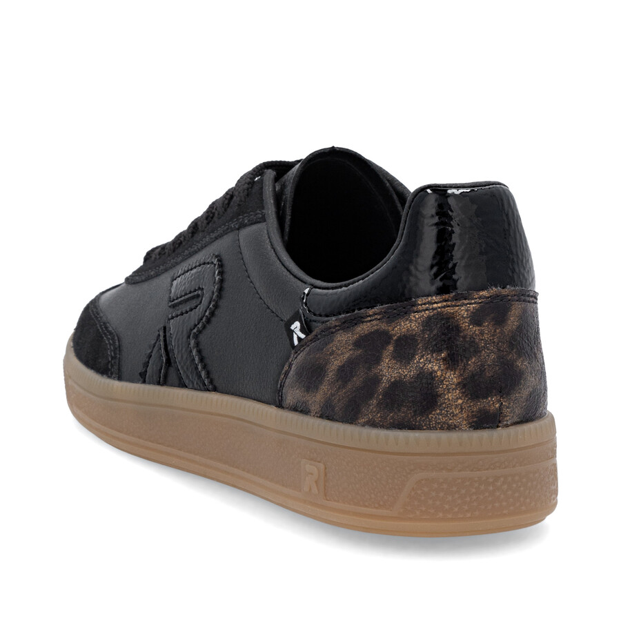 zapatillas negras para mujer rieker sport w2200-03