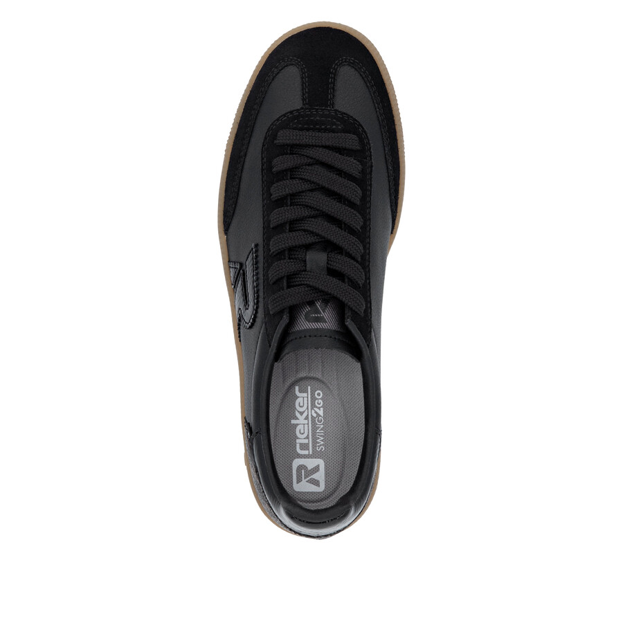 zapatillas negras para mujer rieker sport w2200-03