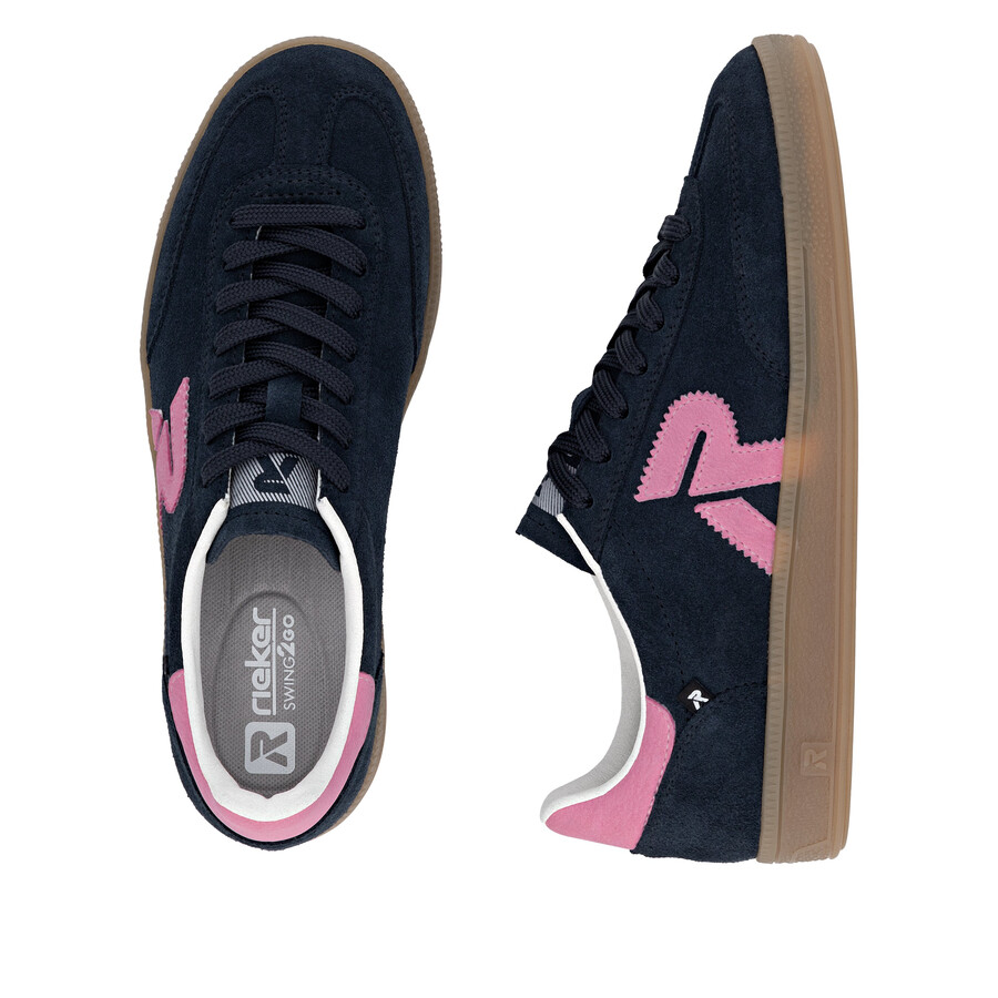 zapatillas azules para mujer rieker sport w2200-15
