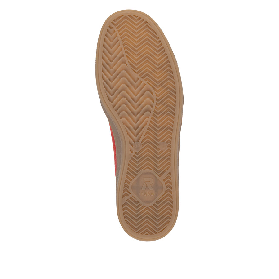 zapatillas rojas para mujer rieker sport w2200-33