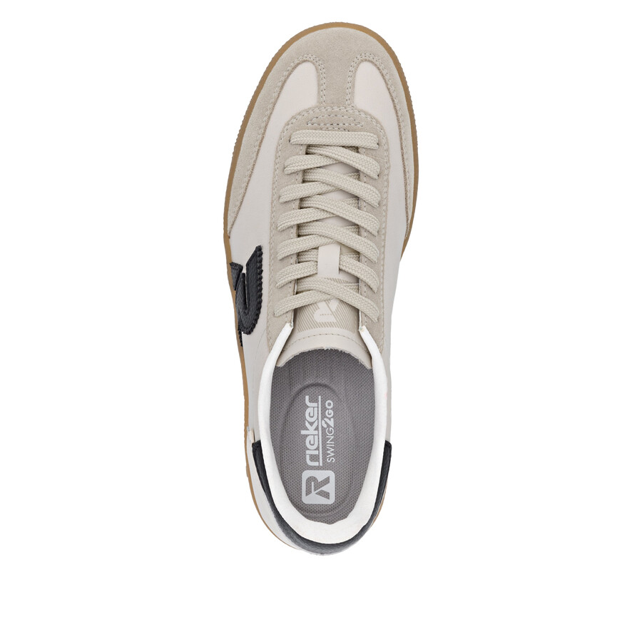 zapatillas beige para mujer rieker sport w2200-60
