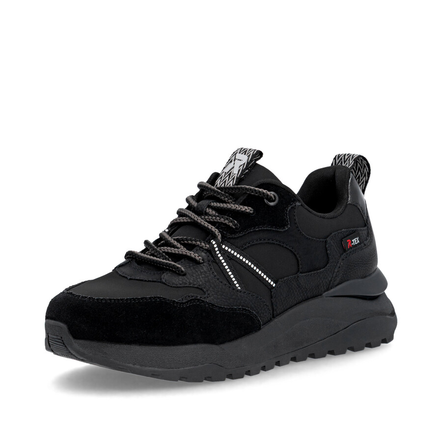 zapatillas negras para mujer rieker sport w2501-00