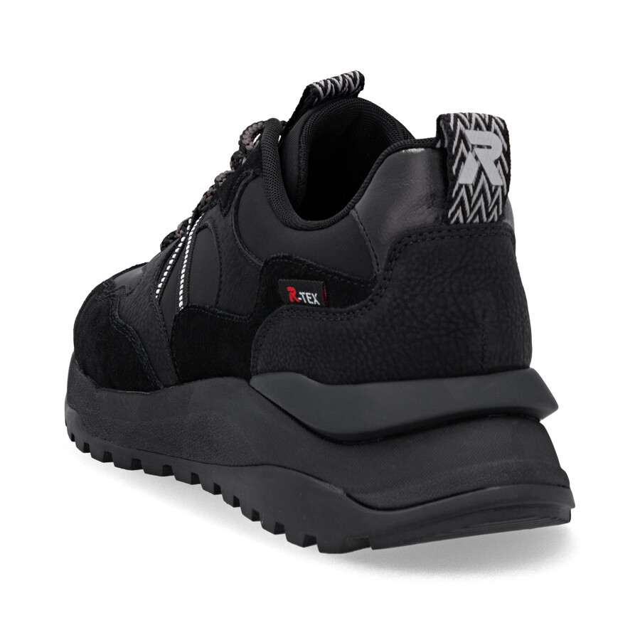 zapatillas negras para mujer rieker sport w2501-00