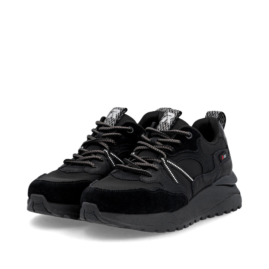 zapatillas negras para mujer rieker sport w2501-00
