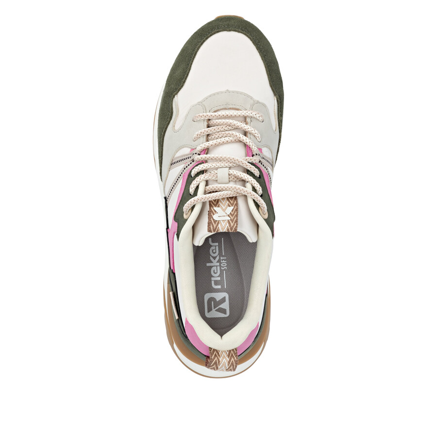 zapatillas blancas para mujer rieker sport w2501-83