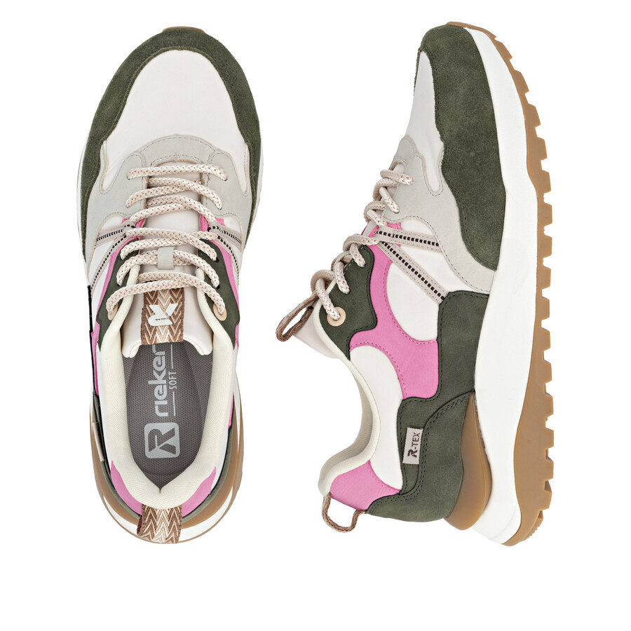 zapatillas blancas para mujer rieker sport w2501-83