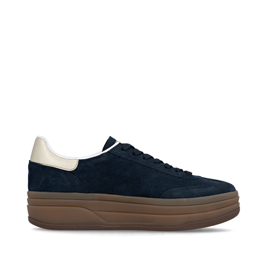 zapatos elásticos azules para mujer rieker sport w3700-14