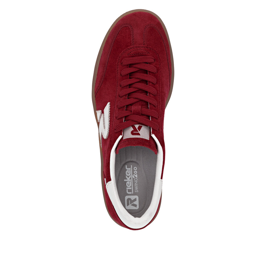 zapatillas rojas para mujer rieker sport w3700-35