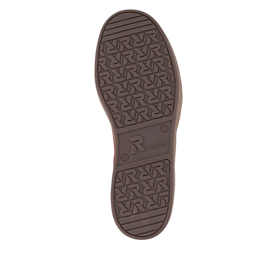 zapatillas rojas para mujer rieker sport w3700-35